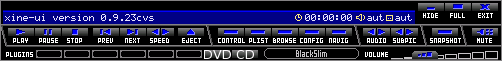 skinned xine toolbar