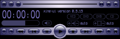 skinned xine toolbar